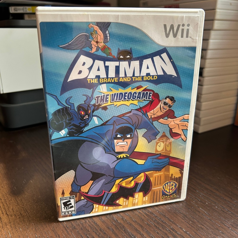 Batman The Brave and the Bold The Videogame Nintendo Wii RVL-P-SB8E WB Games